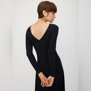 Kit and Ace black Poise v back Dress, size M